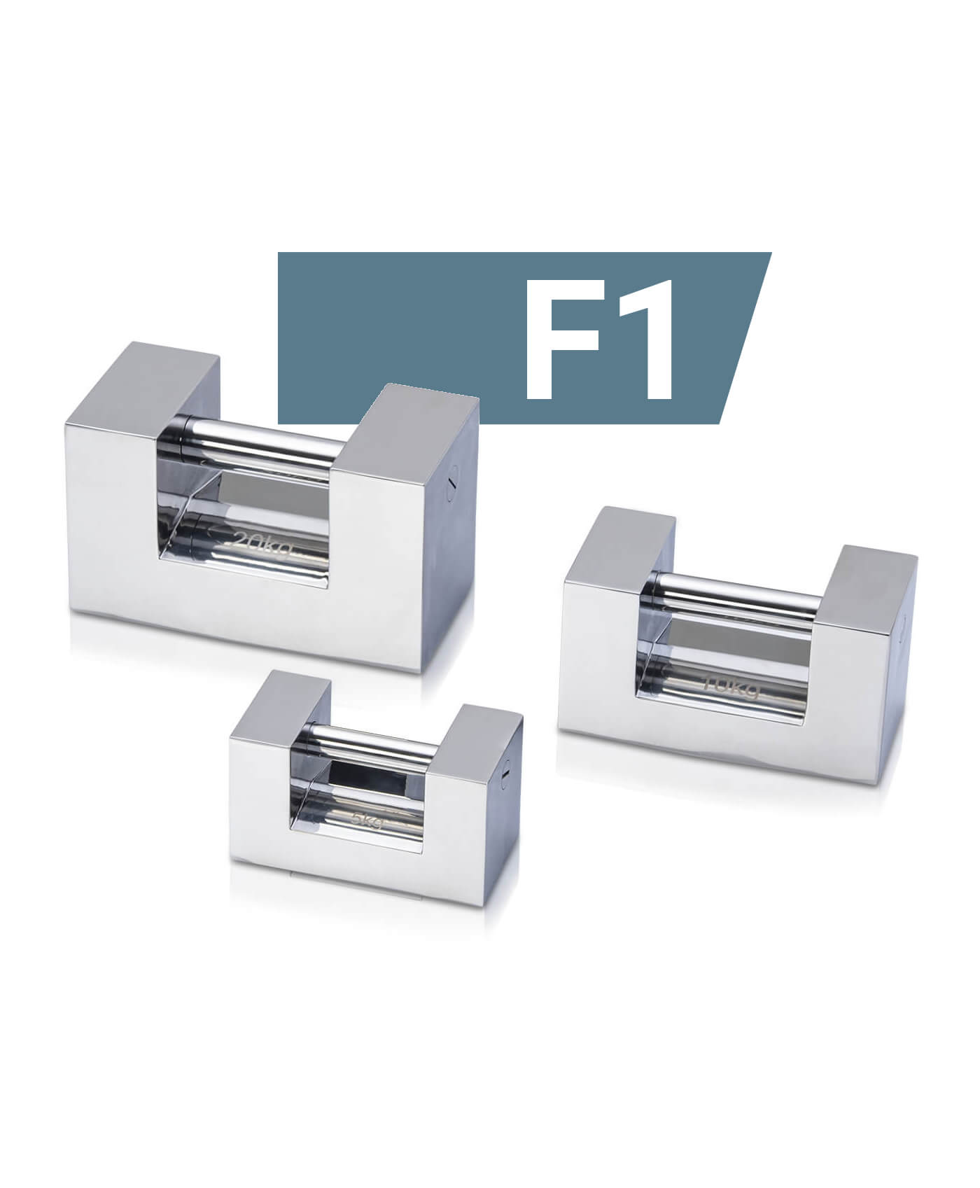 F1 stainless steel block weights